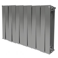 Радиатор биметаллический секционный Royal Thermo PianoForte Silver Satin 500 - 12 секции (RTPFSS50012)
